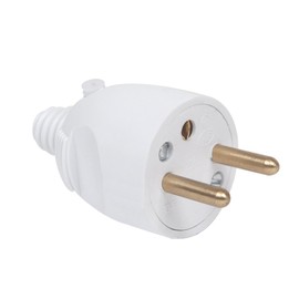 Debflex 713220 Plug 2P Headdress Right 16 A White