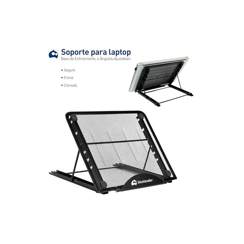 Bluelander Soporte para Laptop y Tableta Portátil, Base de Enfriamiento,