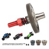 91T Slipper Gear Set Differential Upgrade Parts Metal Gear Assembly
