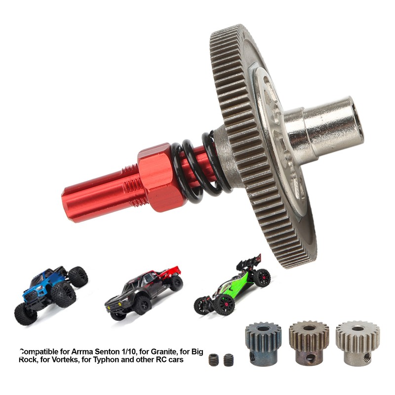 91T Slipper Gear Set Differential Upgrade Parts Metal Gear Assembly