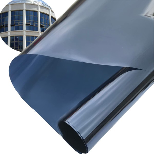 Window Film, Blindfold Sheet, Thermal Insulation, Light Blocking, UV Protection, Sea Balcony, Bathroom Window Film, Invisible from Outside, Gradient Blind, Stylish, Magic Mirror, Sun Film,