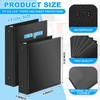 Henoyso 6 Pcs 2 Inch Mini 3 Ring Binders with