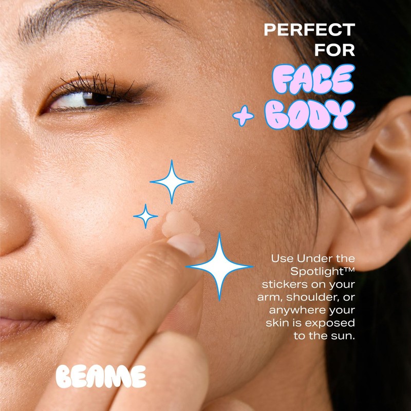 BEAME Under The Spotlight™ UV Detection Stickers — Sun Smart
