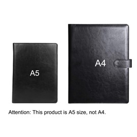 A5 Folder A5 Clipboard A5 Clipboard Folder Conference Folder A5 Clipboard Portfolio Folder A5 Pad Foldover Clipboard (Black)