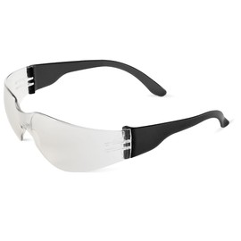 Bullhead Safety Torrent Glasses, High Impact Protection, Lightweight, Single-Mold Lens with 10 Base Curve for Maximum Protection, Indoor/Outdoor Lens, Matte Black Temple Ends, One Size, 1 Pack
