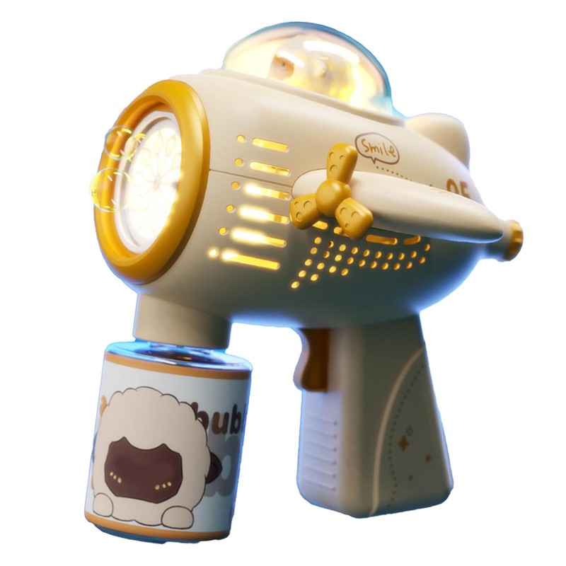 Kids Bubble Maker Electric Powerful Automatic Sound Light Handheld Bubble