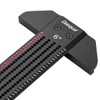 Dasqua 1804-5339 T-Shaped Heavy Duty Rule with Marked Holes, 6"