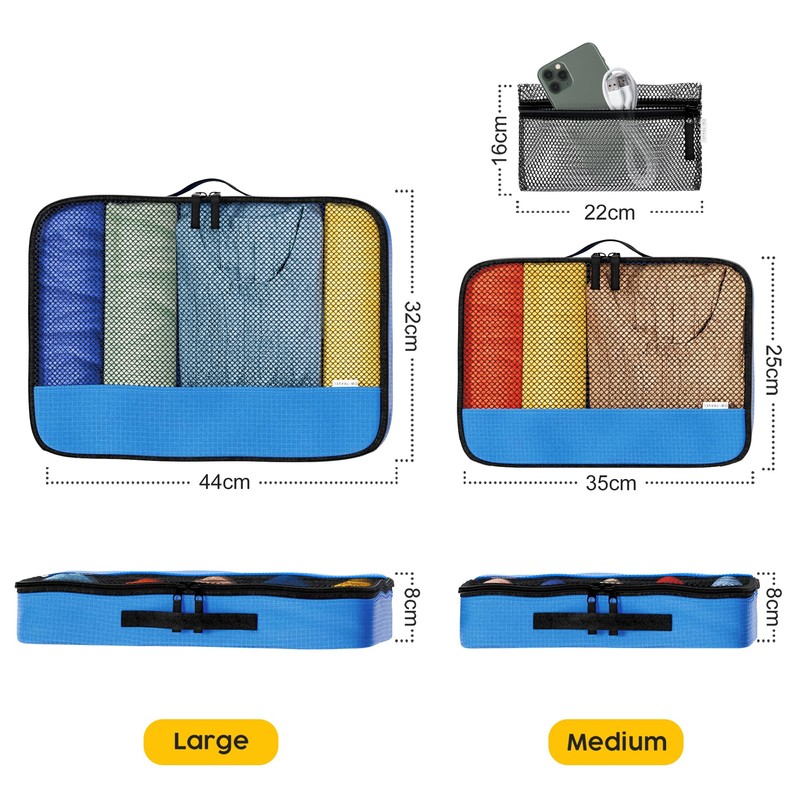 OW-Travel Suitcase Organiser Set Packing Cubes