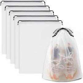30 Bolsa para Zapatos Viaje, Bolsa Organizadora para Zapatos,Bolsa para Calzador,Bolsa para Zapatos Esmerilado Transparente Portátil Visible Impermeab