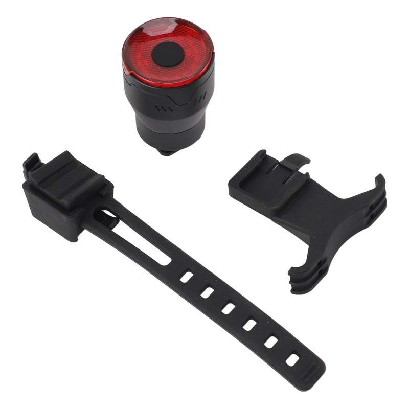 Smart Bike Tail Light Automatic On Off Rechargeable Red Back
