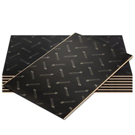 Second Skin Damplifier Pro Premium Car Sound Deadening Material (2mm) – Butyl Rubber Auto Sound Deadener Mat (13.67 Sq Ft, 8 Sheets) – Made in The USA