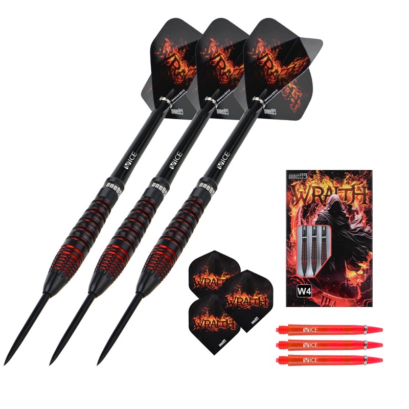 ONE80 Wraith W4 90% Steel Tip Darts