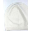 EILIZ - Gorro ligero unisex de cachemira 100% pura, Blanco,