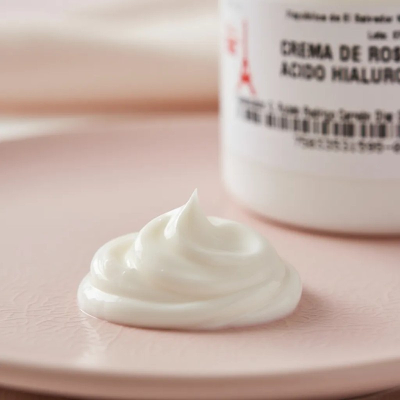 Crema Rosa Mosqueta + Ácido Hialurónico 100g – Hidratación Profunda