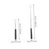 NOLITOY 8pcs Telescopic Barbecue Forks Set Stainless Steel Extendable Marshmallow