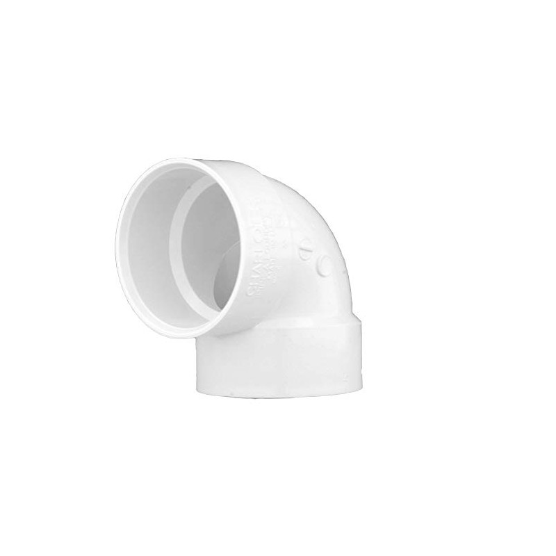 Genova Products, 1 1/2" 70715 90° Vent Elbow Pipe Fitting,