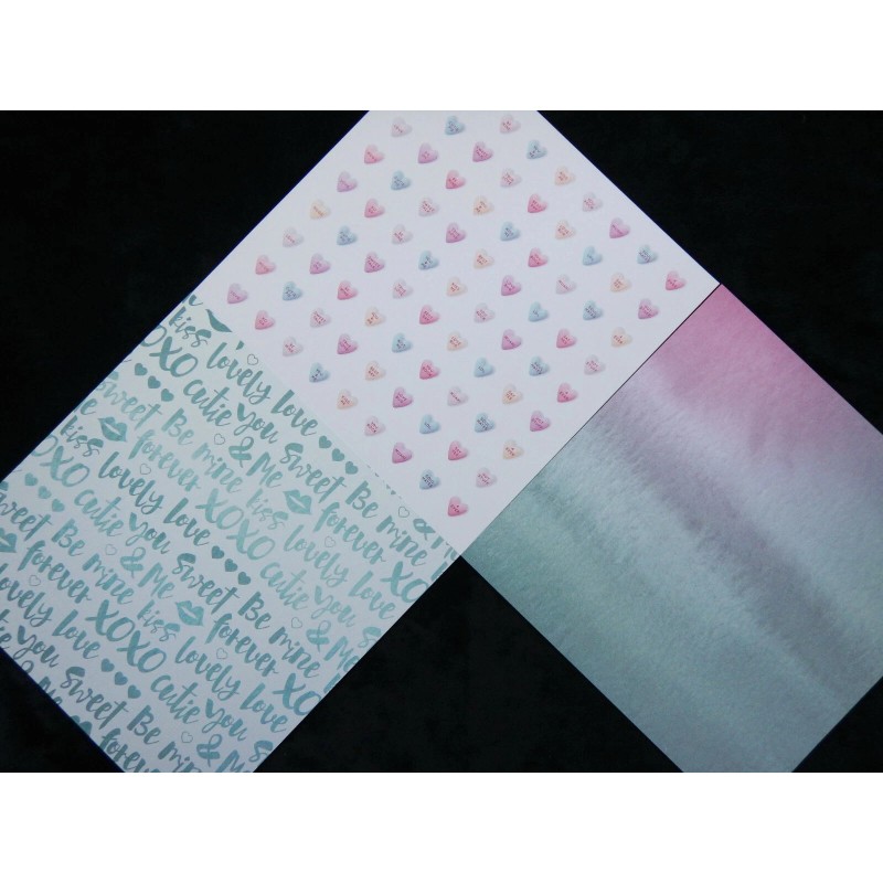 Recollections 12X12 Scrapbook Paper Cardstock Valentines Day Sweet Talk Love