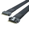 10Gtek 24G SlimSAS SFF-8654 to SFF-8654 Cable, 8i Internal Cable,