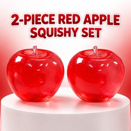 Apple Squeeze Toy for Fidgeting – Slow-Rising Stretchable Fruit Design for Parties and Gifts