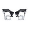 Drytuns Motorcycle Passenger Armrests Cup Holders for Harley Touring Models