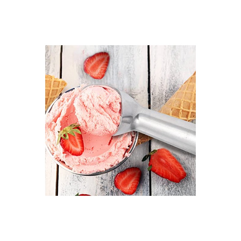 Cuchara de helado grande de 7 pulgadas antiadherente y anticongelante,