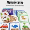 100Pcs Spell Learning Educational Toys Alphabet Colors Recognition Game Matching