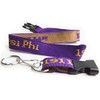 TCEShop Omega Psi/Ψ Phi Classic Woven Embroidered Lanyard [Purple] -