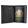 Hide and Sleek Soft Real Leather Passport Holder Case Cover