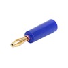 10PCS Banana Plugs 4mm Audio Jack Connector Solderless Six Blade