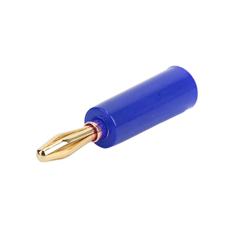 10PCS Banana Plugs 4mm Audio Jack Connector Solderless Six Blade