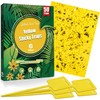 Gideal 50-Pack Dual-Sided Yellow Sticky Traps for Flying Plant Insect