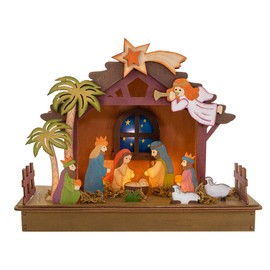 Kurt S. Adler N1035 Nativity Set, Multi-Colored