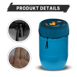 Rain Butt Net, Pack of 2, 95 cm, Adjustable Rain Butt Cover, Weatherproof Mosquito Protection, Rain Butt Cover, Protective Net Rain Butt, Protection Against Leaves, Insects (60 cm)