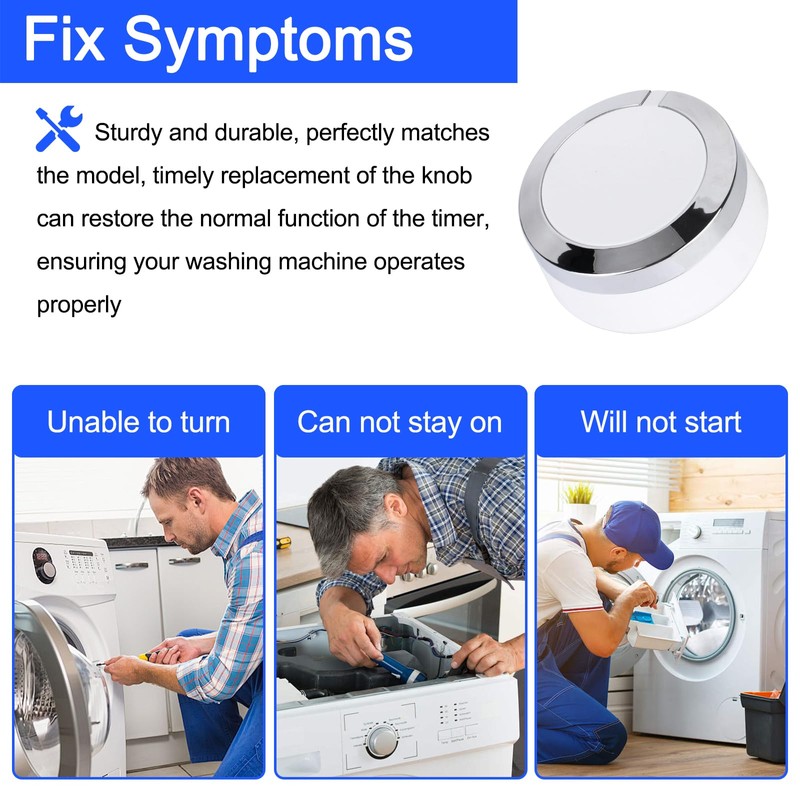 WE01X24552 Dryer Knob Replacement For GE Dryer Timer Control Center
