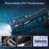 Jayxinli Taschenlampe 500000 Lumen, Aufladbar, Extrem Hell, Starke, Zoombar, 5