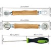 SHSHbuy Fly Screen Piping Tool, Pack of 4 Tool Retractor,