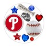 Philadelphia Floating Locket Charms and Birthstones