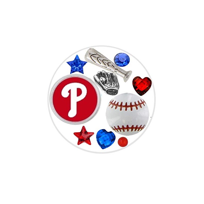 Philadelphia Floating Locket Charms and Birthstones