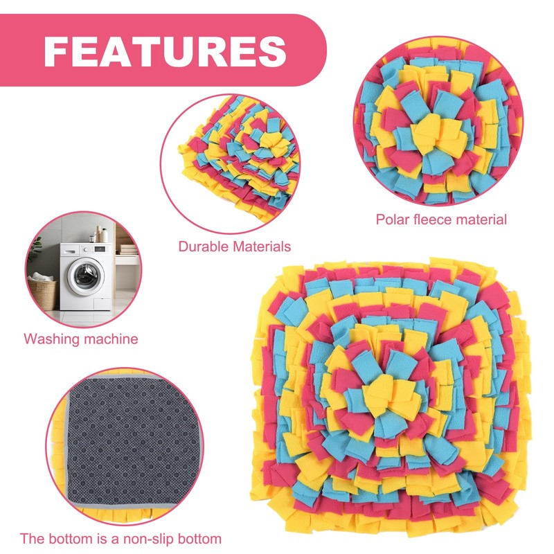 ExcellaElite Snuffle Mat for Dogs - Dog Snuffle Mat for