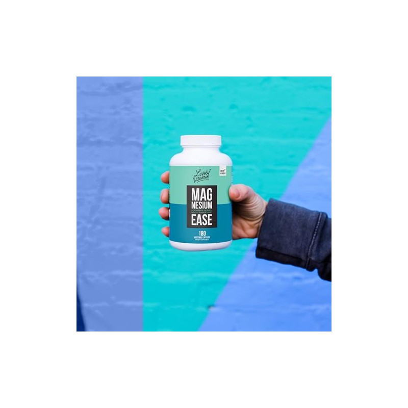 Lively Vitamin Magnesium Ease Quelado Altamente Biodisponible Tensión Estrés Nervios