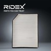 Ridex 424I0082 Cabin Air Filter Dust Filter, Pollen Filter, Microfilter
