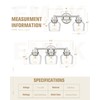 Emak Bathroom Light Fixtures Over Mirror, Brushed Nickel Vanity Light