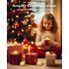 Homemory Pack Of 50 Amber Led Tea Lights Realistic Flickering