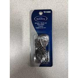 Harbor Breeze 6-in Brushed Nickel Metal Pull Chain (3 PACK)