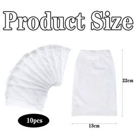 Pack of 10 Skimmer Socks, Pool Skimmer Socks, Filter Socks, Skimmer Socks, Aquarium Filter Socks, Flter Insert Skimmer Socks, Reusable Filter Socks, Fine Filtering, Filter Net Pool Socks, Skimmer