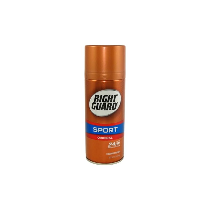 Right Guard Sport 8.5 Ounce Aerosol Original 24Hr Deodorant (251ml)