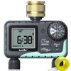 RAINPOINT Watering Computer 2 Outputs with Brass Swivel Rain Delay