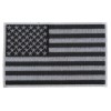 Ivamis Black and Gray American Flag Patch- 5x3 inch -