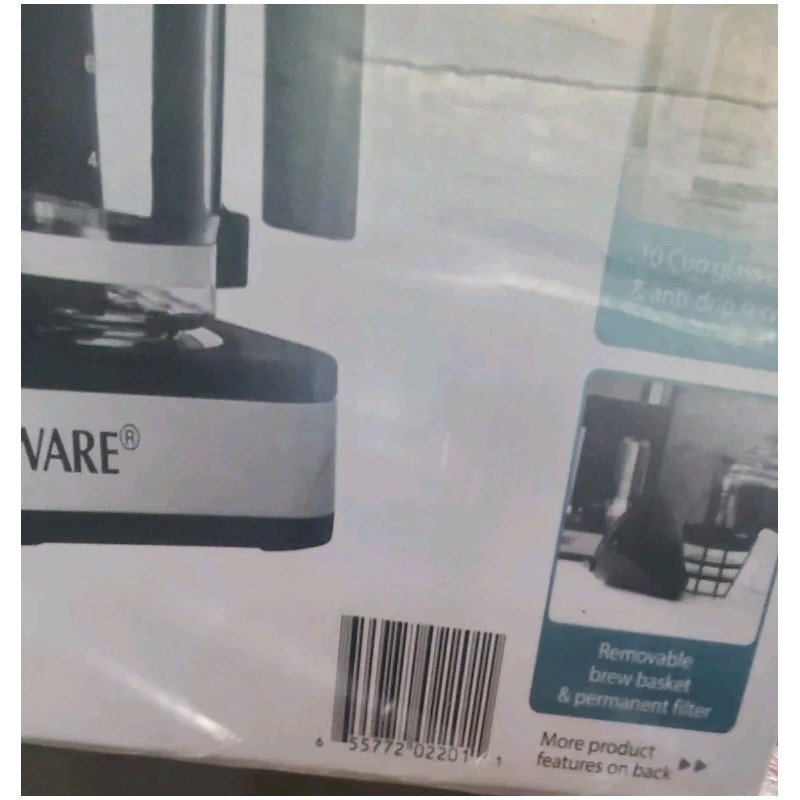 FARBERWARE DUAL BREW 10 CUP COFFEE + ESPRESSO MAKER TOUCHSCREEN