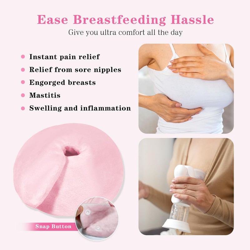 Breast Therapy Ice Packs Hot Cold 2 Pack Gel Pads